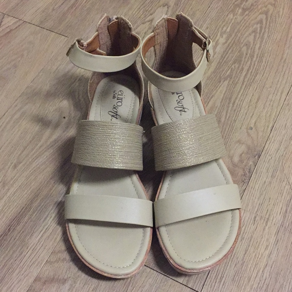 Nude strappy sandals